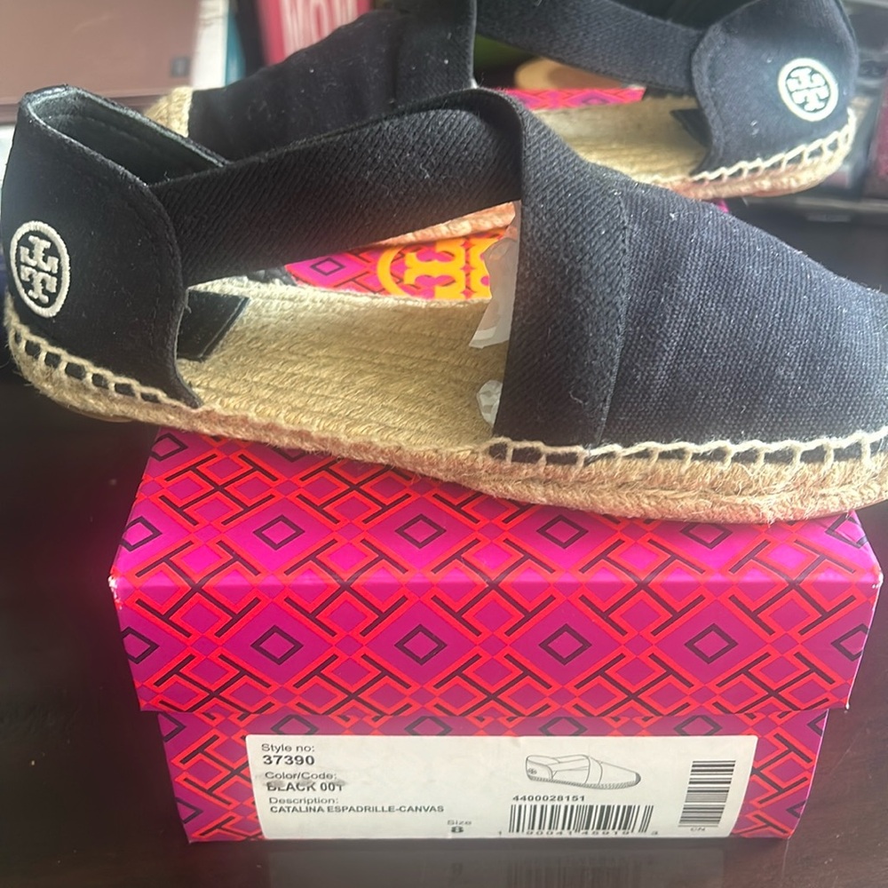 Tory Burch Catalina espadrille sandal size 8